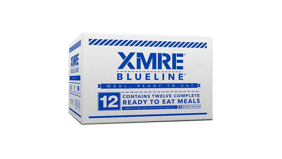 XMRE Extended Shelf Life Blue Line MRE for EMS, 12 Meals , 16.70 lbs, XMREBL12H