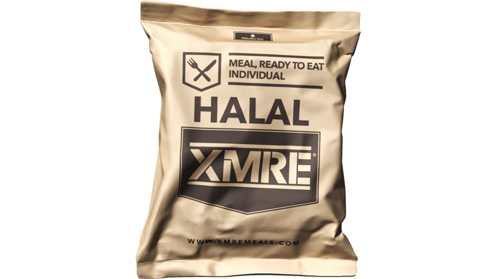XMRE Halal 1000, Case Of 12 MREs, HM1000H