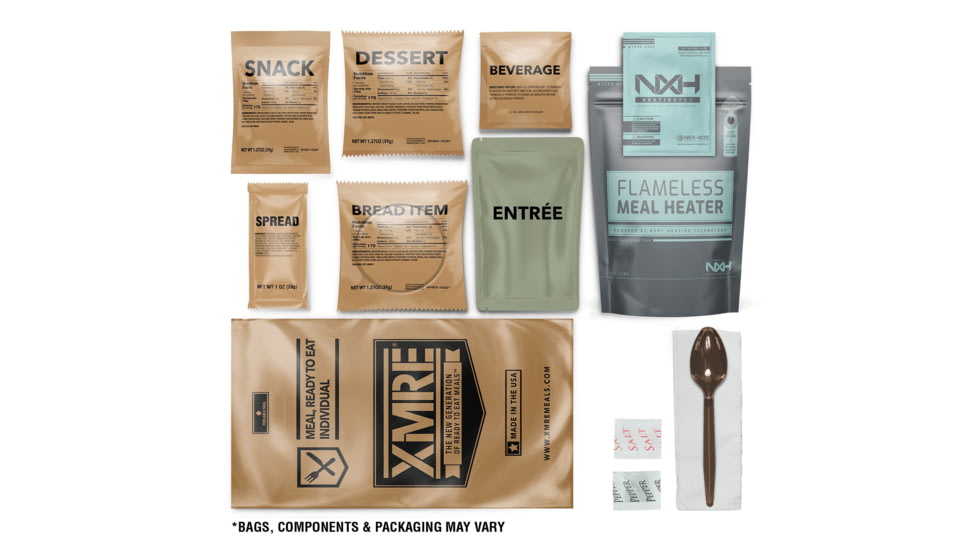 XMRE XMRE 1300XT, 12 Meals w/ 6 Menu Boxes, XMRE12H