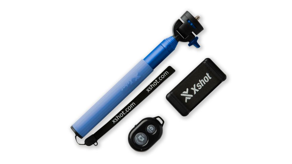 Xshot Deluxe Selfie Kit with Remote-Blue