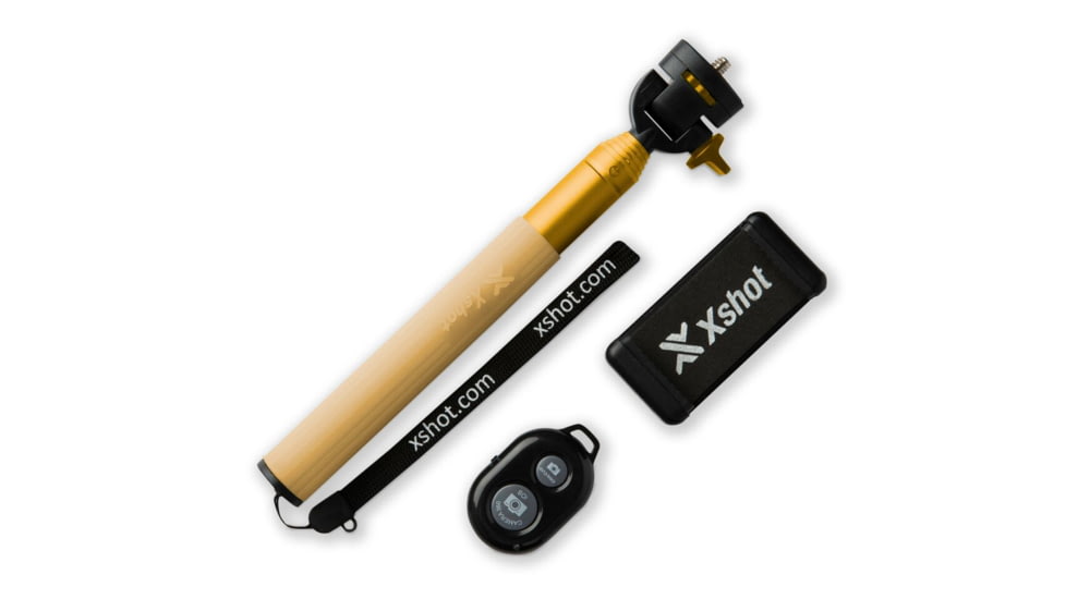 Xshot Deluxe Selfie Kit with Remote-Gold