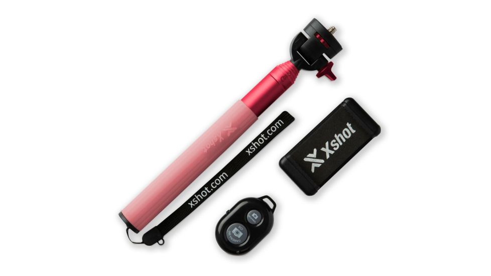 Xshot Deluxe Selfie Kit with Remote-Red