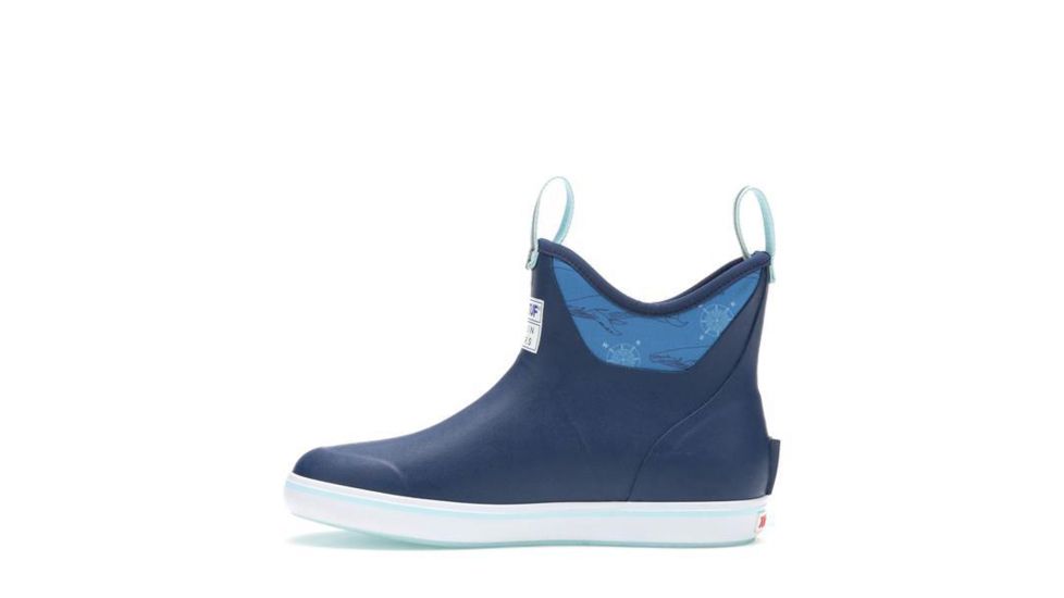 Xtratuf 6 in Salmon Sisters Ankle Deck Boots - Women's, Blue, 6, 22590-BLU-060