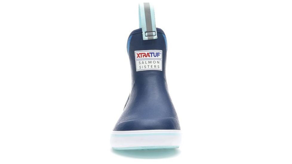 Xtratuf 6 in Salmon Sisters Ankle Deck Boots - Women's, Blue, 6, 22590-BLU-060