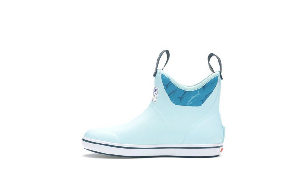 Xtratuf 6 in Salmon Sisters Ankle Deck Boots - Women's, Light Blue, 10, 22592-BLU-100