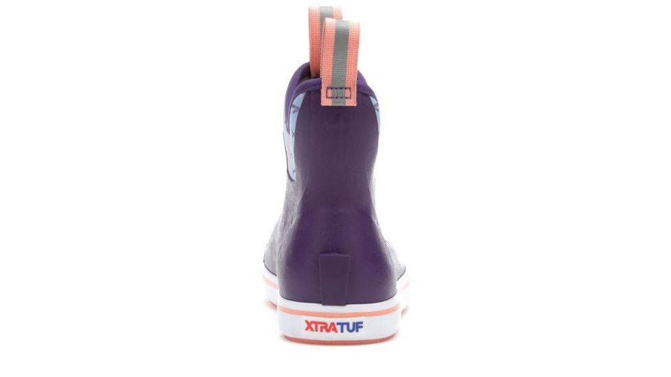 Xtratuf 6 in Salmon Sisters Ankle Deck Boots - Women's, Purple, 7, 22591-PUR-070