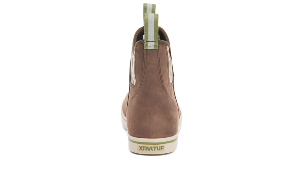 Xtratuf Leather 6in Ankle Deck Boot - Mens, Brunette/Chocolate Brown/Duck Camo, 11, XAL-DCAM-BRN-110, EDEMO1