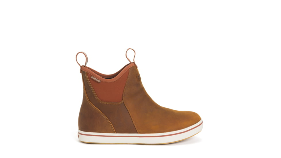 Xtratuf Leather 6in Ankle Deck Boot - Men's, Burnt Orange, 9, XAL-700-ORG-090