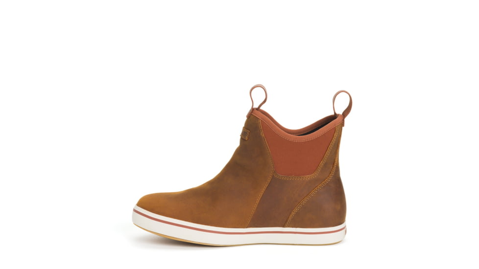 Xtratuf Leather 6in Ankle Deck Boot - Mens, Burnt Orange, 9, XAL-700-ORG-090