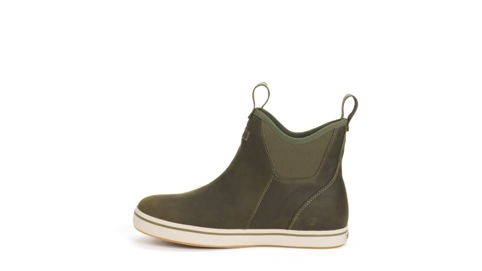 Xtratuf Leather 6in Ankle Deck Boot - Mens, Olive, 9, XAL-300-GRN-090