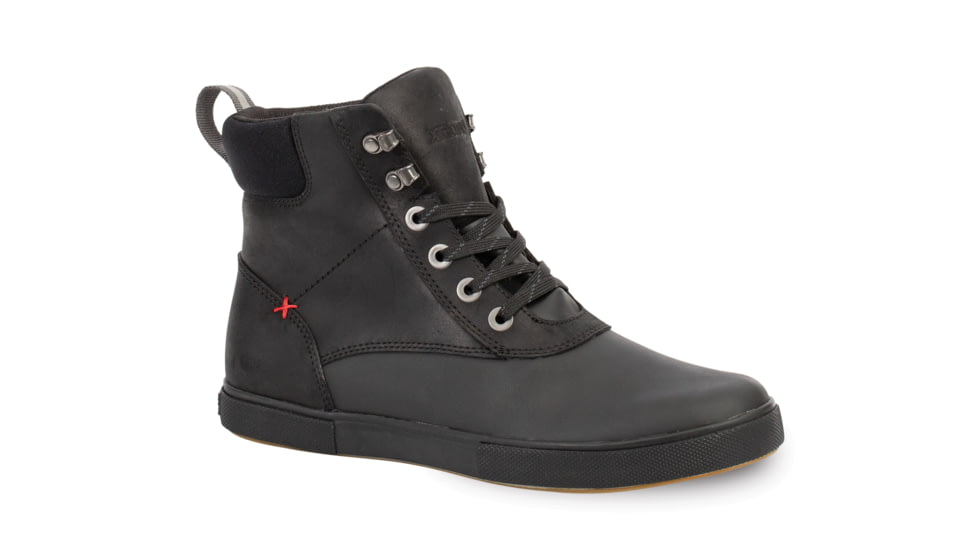 Xtratuf Leather Ankle Deck Boot Lace Shoe - Men's, Black, 11.5, LAL-000-BLK-115