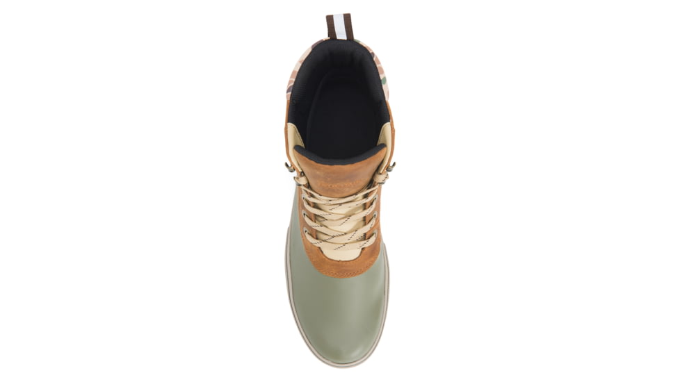 Xtratuf Leather Ankle Deck Boot Lace Shoe - Mens, Cathay Spice/Burnt Olive/Duck Camo, 7, LAL-700-ORG-070