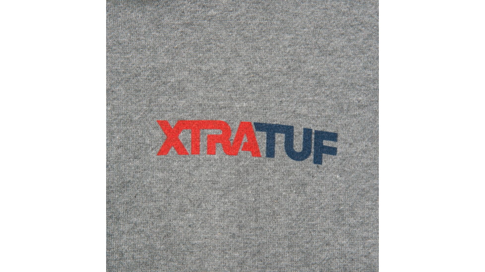 Xtratuf Pullover Marty the Fisherman Hoodie - Unisex, Red/Blue, Medium, XAH-1MF-GRY-MED