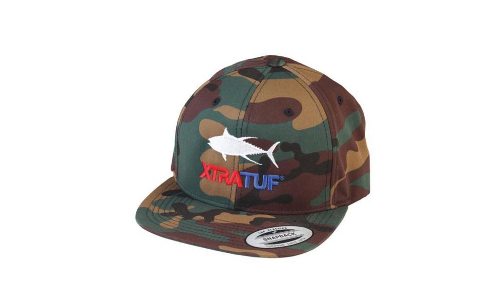Xtratuf Tuna Flat Brim Snapback Cap - Mens, CAMO, Medium, XA-107H-CAM-000