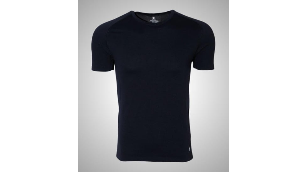 SilverAir Crew Shirt - Mens -Carbon Black-Large