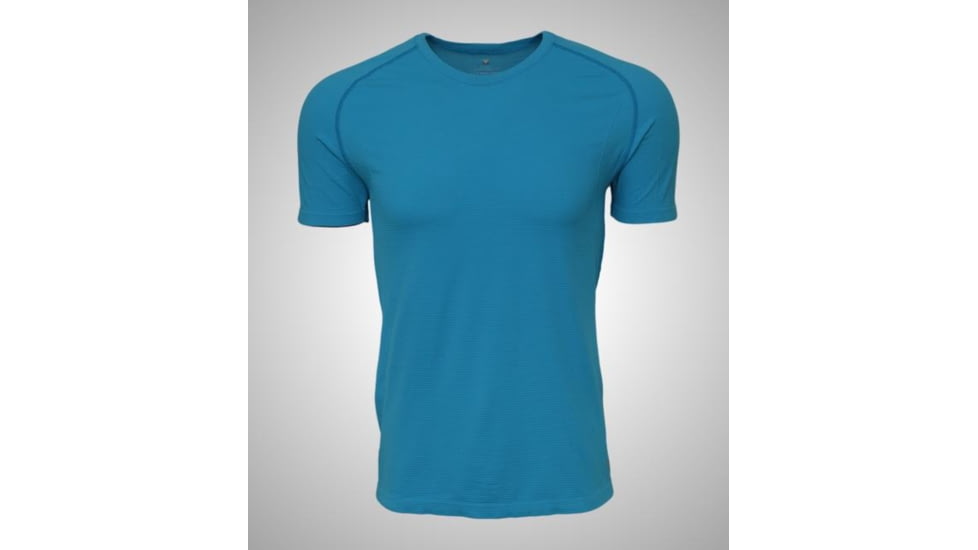 Y Athletics SilverAir Crew Shirt - Men's -Ocean Blue-X-Large