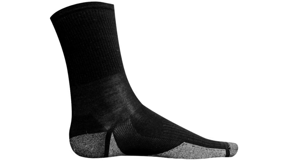 SilverAir Crew Sock-Jet Black-Medium