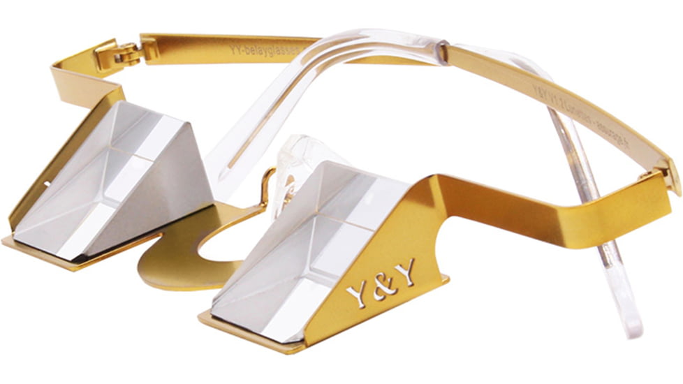 Y &amp; Y Vertical Colorful Collection Belay Glasses-Gold