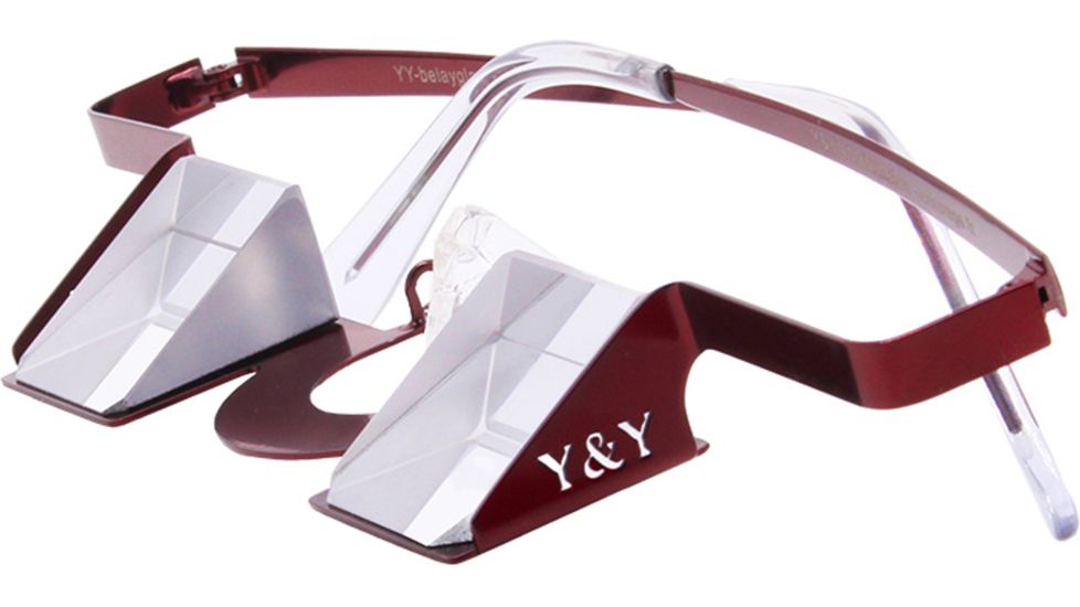 Y &amp; Y Vertical Colorful Collection Belay Glasses-Red