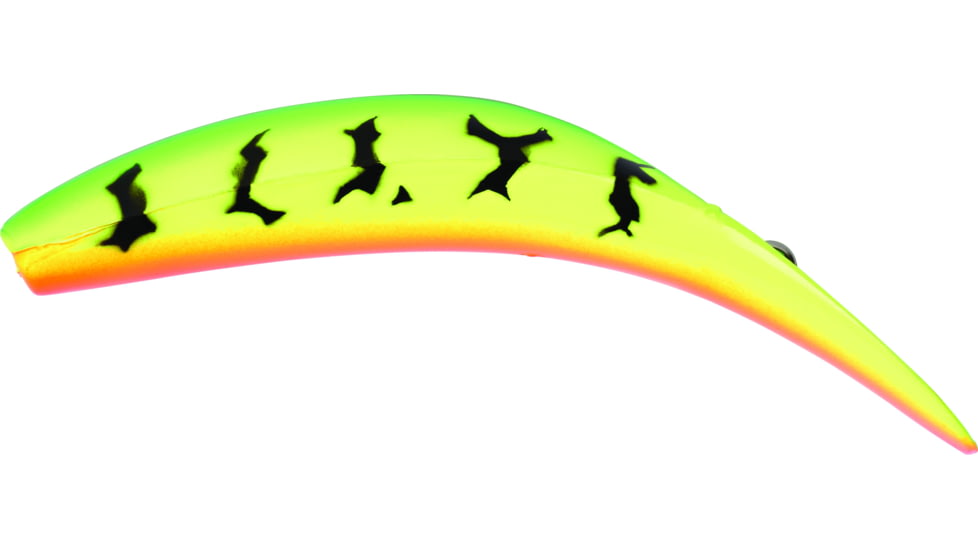 Yakima Bait Flatfish Wiggling Plug, #F-3, Treble Hooks, Floating, Firetiger, 1-1/4in, 951-FRT