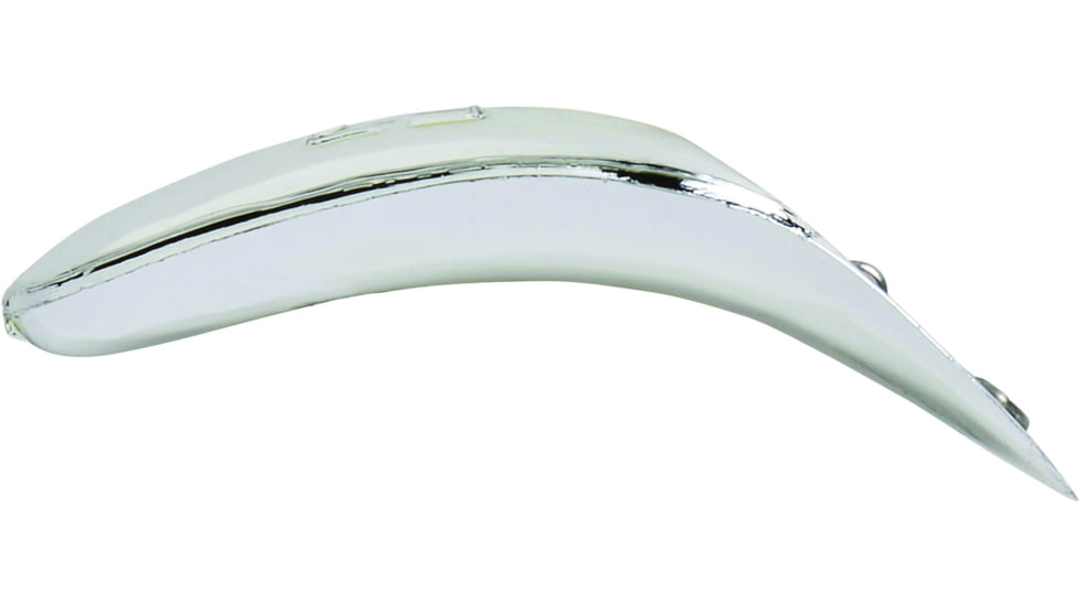 Yakima Bait Flatfish Wiggling Plug, #F-3, Treble Hooks, Floating, Metallic Silver, 1-1/4in, 951-MSIL