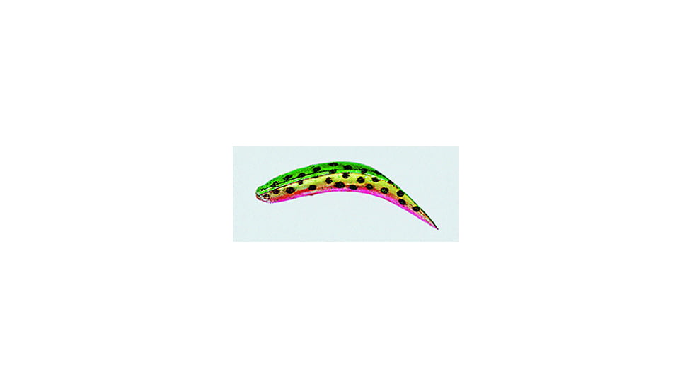Yakima Bait Flatfish Wiggling Plug, #F-4, Treble Hooks, Floating, Glitter Watermelon, 1-1/2in, 952-GWTM