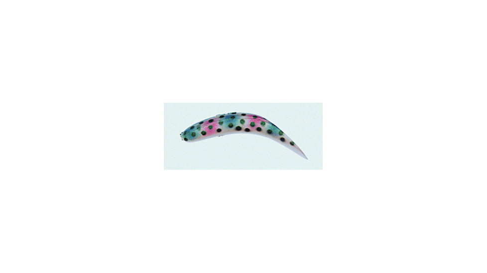 Yakima Bait Flatfish Wiggling Plug, #F-7, Treble Hooks, Floating, Rainbow, 2-1/4in, 955-RBOW