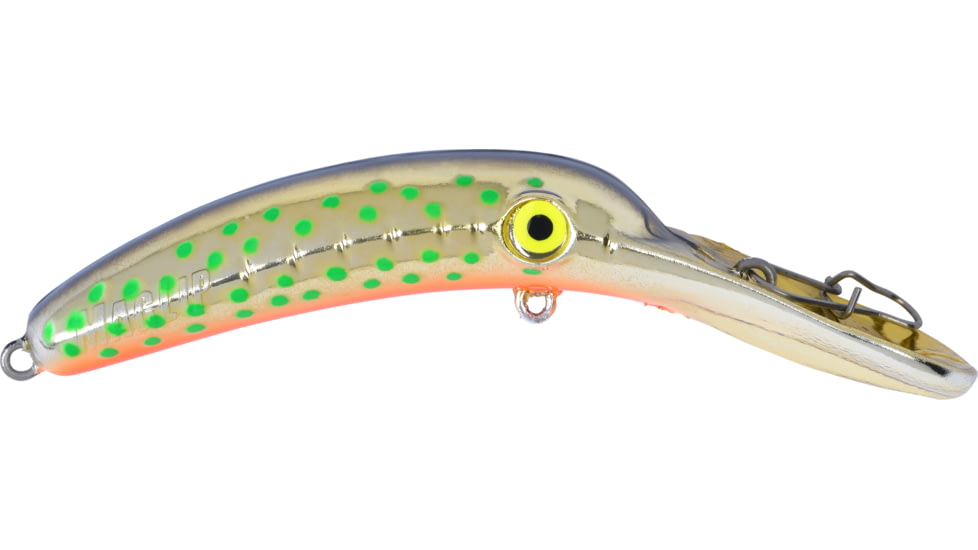 Yakima Bait Mag Lip 3.5, Metallic Gold Chartreuse, 9581-MGBC