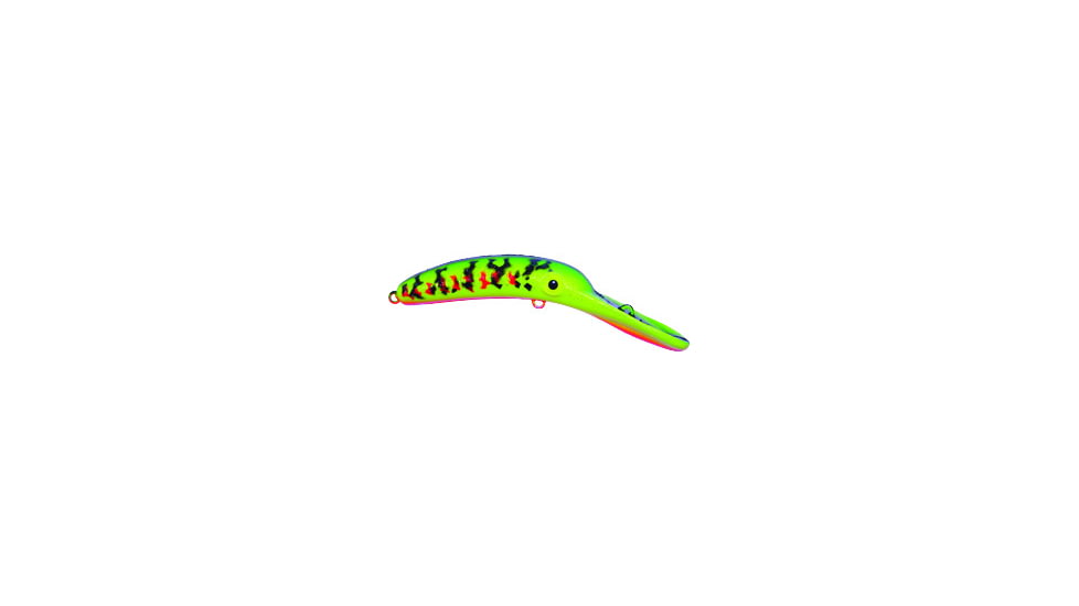 Yakima Bait Mag Lip Trolling Plug 3.0, Bleeding Firetiger, 3in, 7/32oz, 9571U-BFRT