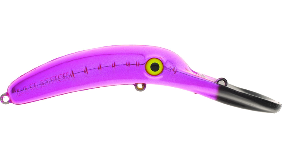 Yakima Bait Mag Lip Trolling Plug 3.0, Cerise Black Bill Doctor Death, 3in, 7/32oz, 9571U-CBB