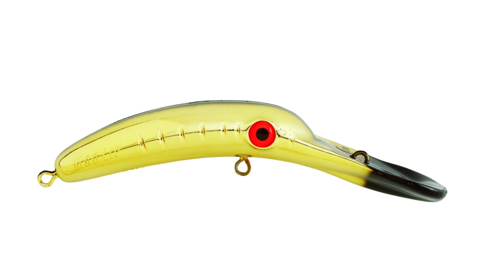 Yakima Bait Mag Lip Trolling Plug 3.0, Met Gold Black Bill, 3in, 9571U-MGBB