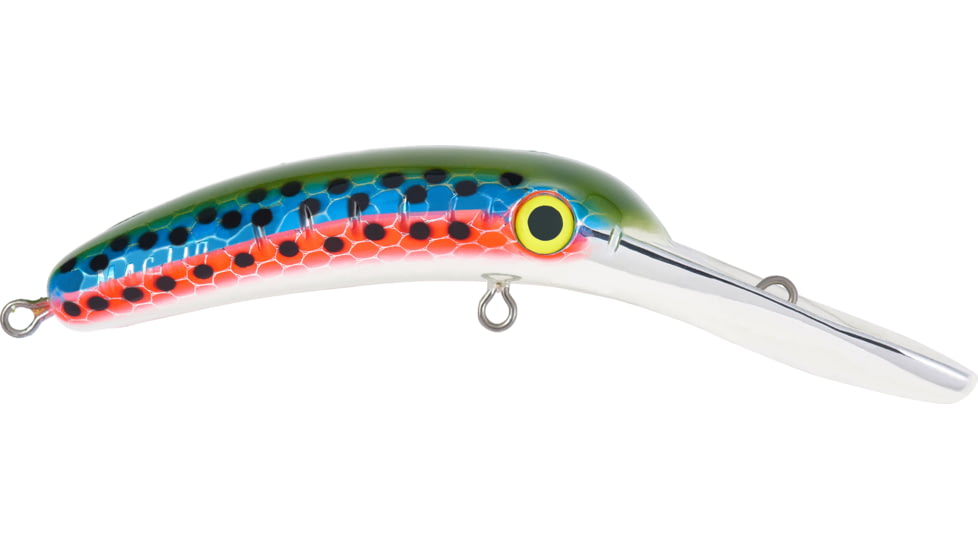 Yakima Bait Mag Lip Trolling Plug 3.0, Metallic Rainbow Trout, 3in, 7/32oz, 9571U-MRT
