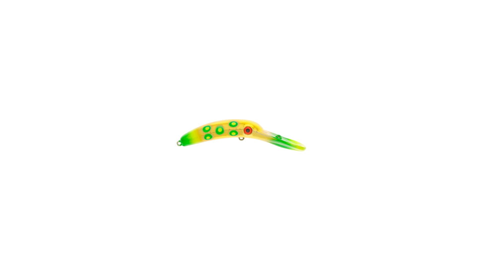 Yakima Bait Mag Lip Trolling Plug 4.5, Gold Green/Chartreuse Dot Hammer Time, 4 1/2in, 9601U-HAM