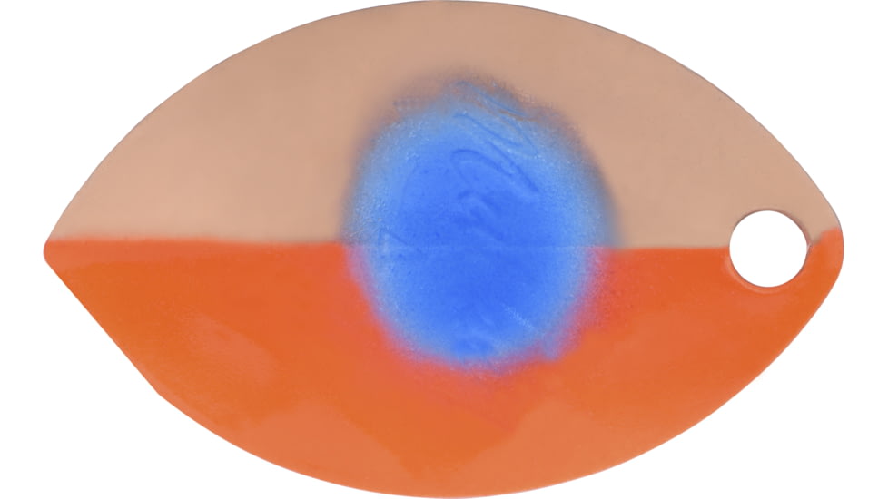 Yakima Bait Spinner Blades, SZ 3.5, 2 Blades Per Package, CopperFlame Blue Dot, 3335-CFBD