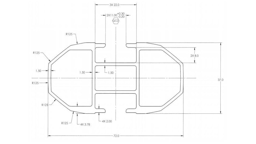 Yakima HD Bar, Pair, Extra Large, 8001159
