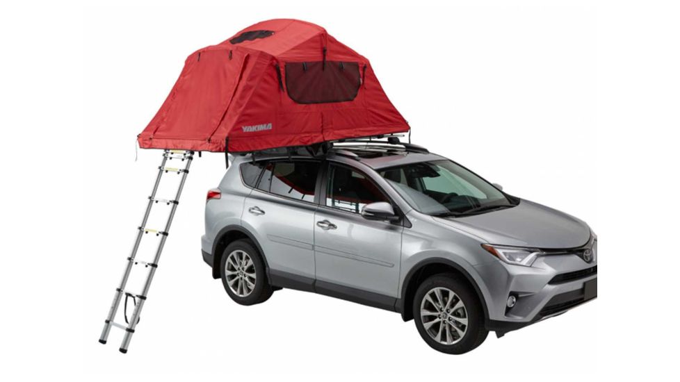 Yakima SkyRise Car Top Tent - 2 Person, 3 Season-Red