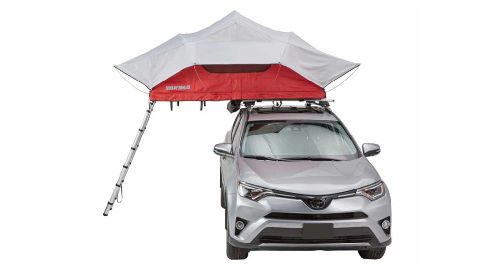 Yakima SkyRise Car Top Tent - 3 Person, 3 Season-Red
