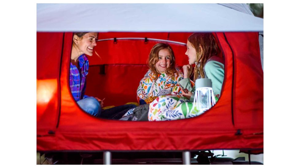 Yakima SkyRise Car Top Tent - 3 Person, 3 Season-Red