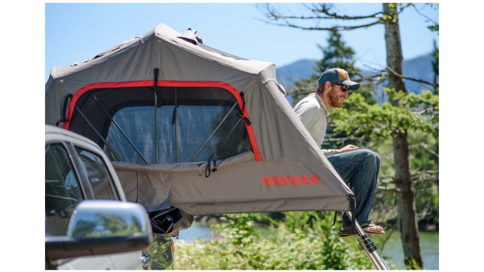 Yakima SkyRise HD 2 Tent, Tan/Red, Small, 8007436