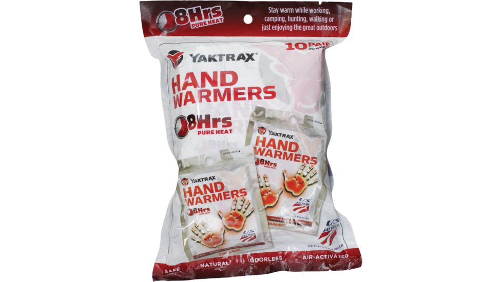 Yaktrax Hand Warmers 10 Pack 7328