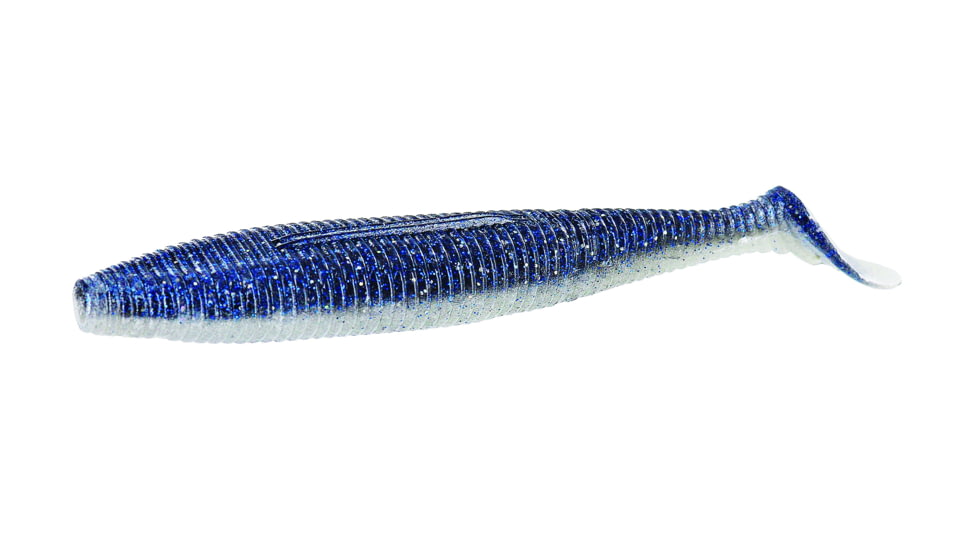 Yamamoto Baits Heart Tail 4.5in, 5pk, Blueback Herring, 128-05-947