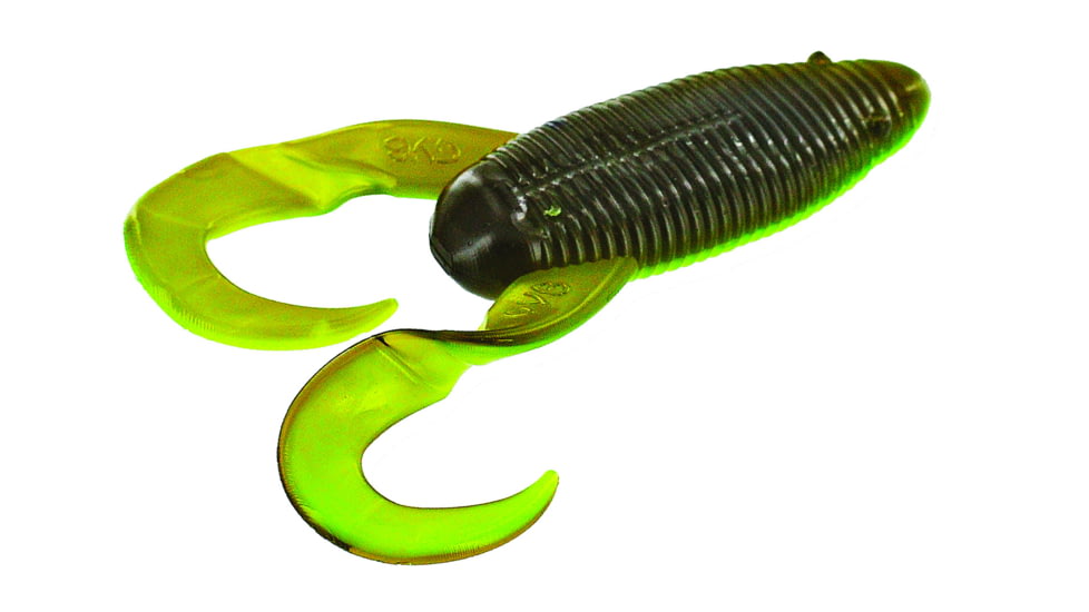 Yamamoto Baits YamaFrog Soft Plastic Frog, 3.75in, Green Pumpkin &amp; Lemon Belly, 129-05-929