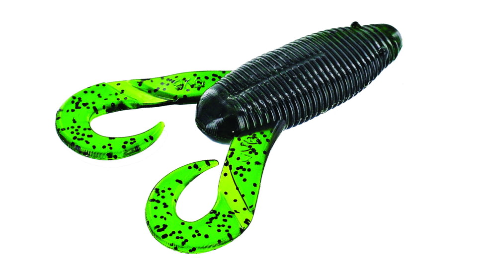 Yamamoto Baits YamaFrog Soft Plastic Frog, 3.75in, Watermelon with Black Flake, 129-05-194J