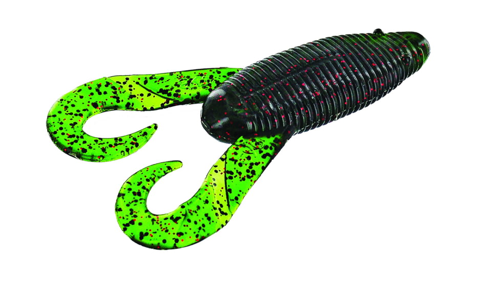 Yamamoto Baits YamaFrog Soft Plastic Frog, 3.75in, Watermelon with Black &amp; Red, 129-05-208