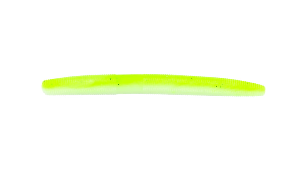 Yamamoto Baits Senko Worm, 10 Pack, 4in, Chartreuse Shad, YAM-9S-10-909