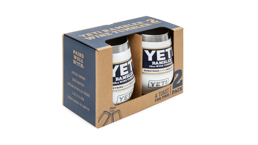 Yeti 10oz Wine Tumbler Pack of 2, White 21071300195