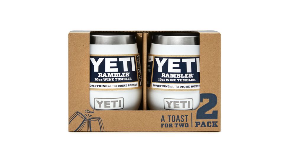 Yeti 10oz Wine Tumbler Pack of 2, White 21071300195