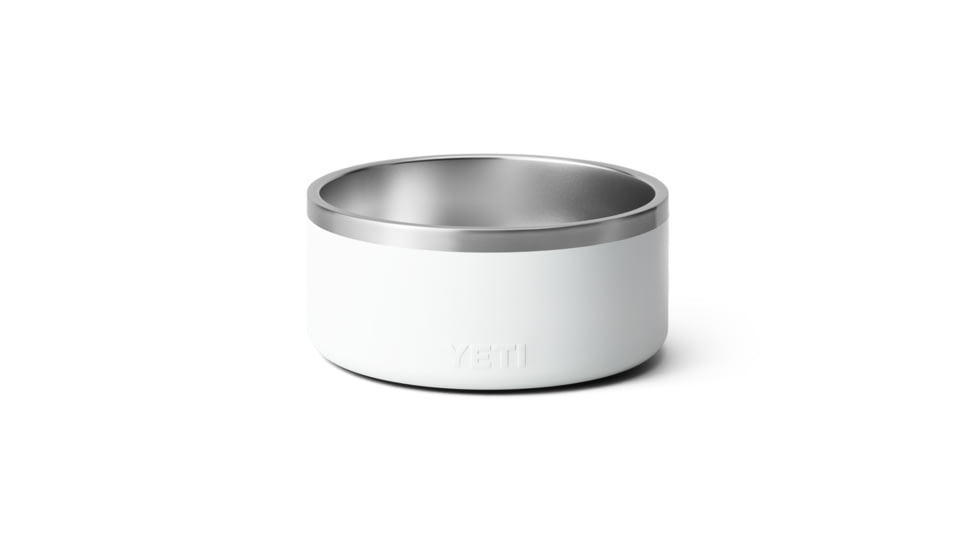 Yeti Boomer Dog Bowl, White, 8 Cups, 21071504132