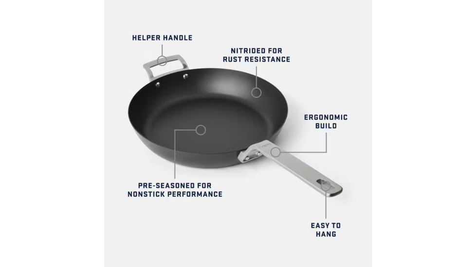 Yeti Carbon Skillet 12, Steel, 21180000014