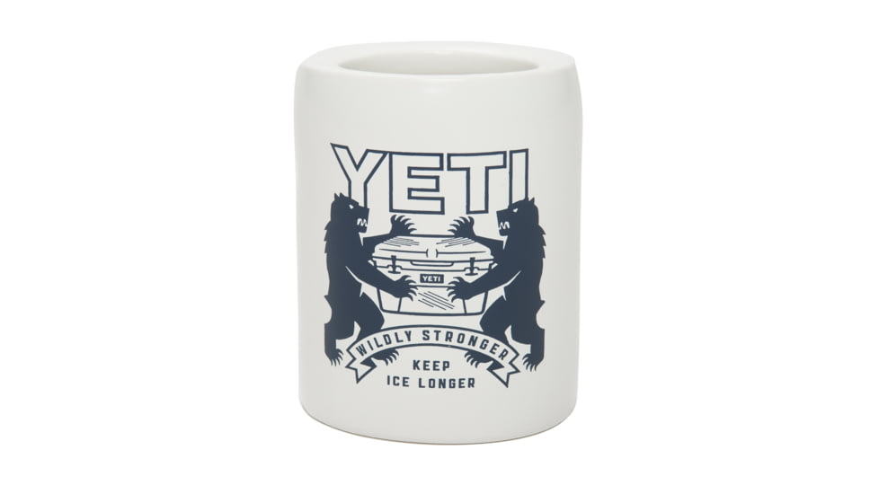 Yeti Coat of Arms Can Insulator-White